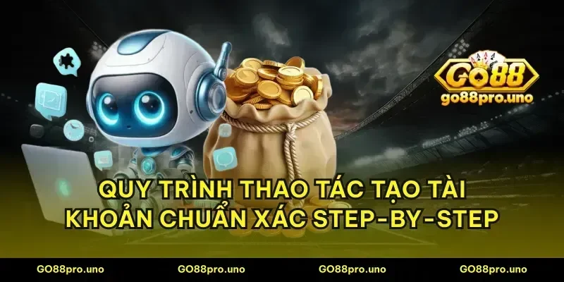 Quy trình thao tác tạo tài khoản chuẩn xác step-by-step