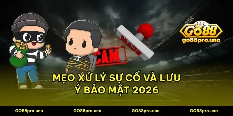 Mẹo xử lý sự cố và lưu ý bảo mật 2026