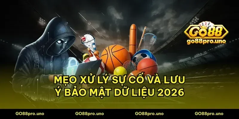 Mẹo xử lý sự cố và lưu ý bảo mật dữ liệu 2026