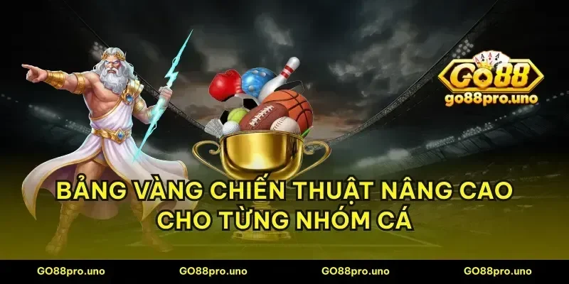 Bảng vàng chiến thuật nâng cao cho từng nhóm cá