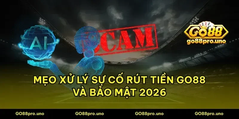 Mẹo xử lý sự cố rút tiền GO88 và bảo mật 2026